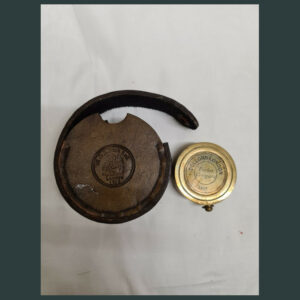 Donald compass  in leather case