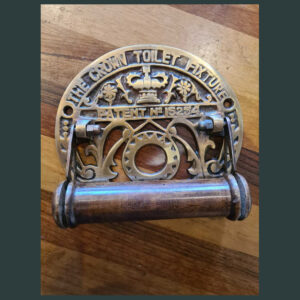 Crown Toilet Roll Holder With Bronze /Antique Finish