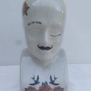 Tattoo design Porcelain phrenology head