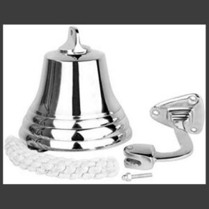 6 inch Wall Hanging Bell Nickel