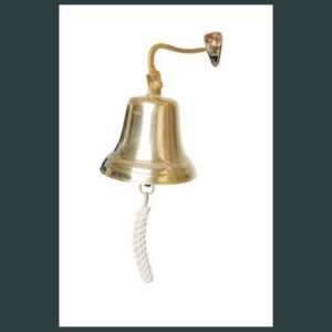 5 Inch Wall Hanging Bell Brass