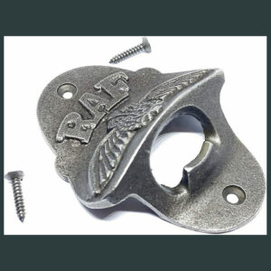 ANTIQUE RAF CAST IRON BAR WALL MOUNTED BOTTLE OPENER