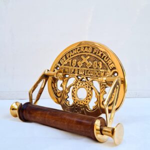 St Pancras – Brass Toilet roll holder