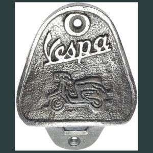 ANTIQUE VESPA CAST IRON BAR WALL MOUNTED BOTTLE OPENER