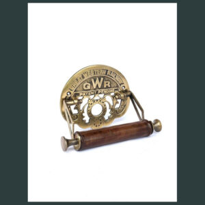 Victorian Style Toilet Roll Holder GREAT-WESTERN RAILWAY (GWR) Bronze