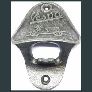 ANTIQUE VESPA CAST IRON BAR WALL MOUNTED BOTTLE OPENER