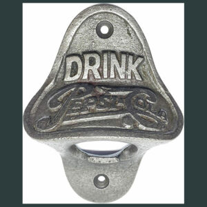 ANTIQUE DRINK PEPSI COLA CAST IRON BAR WALL MOUNTED BOTTLE OPENER