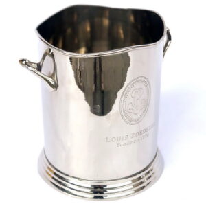 Classic Nickle Plated Louis Roederer Ice Bucket Champagne Cooler Small