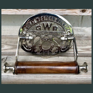 Traditional GWR  Victorian Mounted Toilet Roll Holder Nickel
