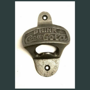 ANTIQUEDRINK COCA COLA CAST IRON BAR WALL MOUNTED BOTTLE OPENER