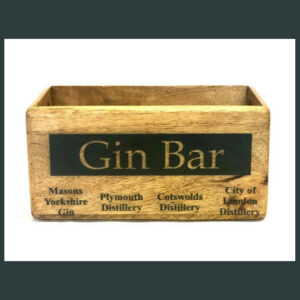 Gin Bar Rope Wooden Storage Box