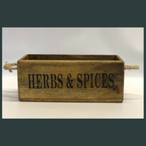 Herbs and Spices Wooden Crates
