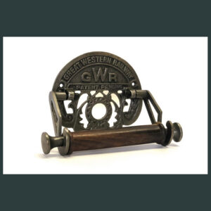 GWR Cast Iron  Toilet Roll Holder Vintage