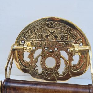 St Pancras – Brass Toilet roll holder