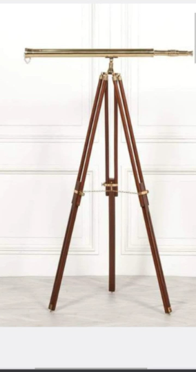 Large 1m Telescope on Wooden Stand