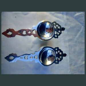 Silver Plated Heart ShapeTea Stainer