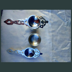 Silver Plated Heart ShapeTea Stainer