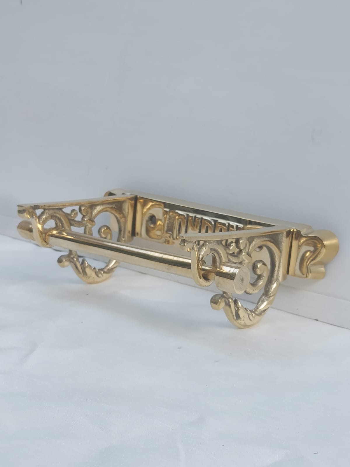 Victorian Style London Toilet Roll Holder (Brass ROD) - Image 8