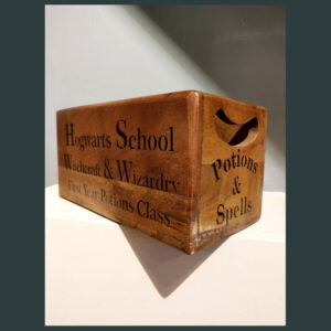 Harry Potters Hogwarts School Vintage Wooden Storage Box