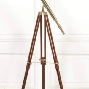 Large 1m Telescope on Wooden Stand