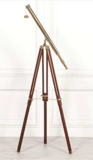 Large 1m Telescope on Wooden Stand - Image 2