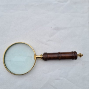 10″ Magnifing Lens with 4″ Lens Dia Set of 6 Wooden Handle 4″ Dia