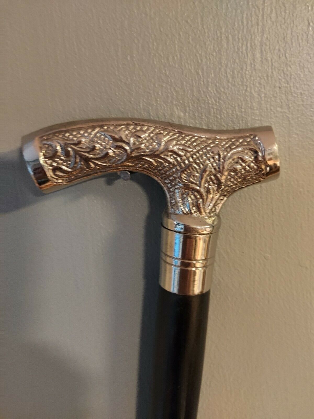 Classic Style BRANCH Handle Black Wooden Walking stick