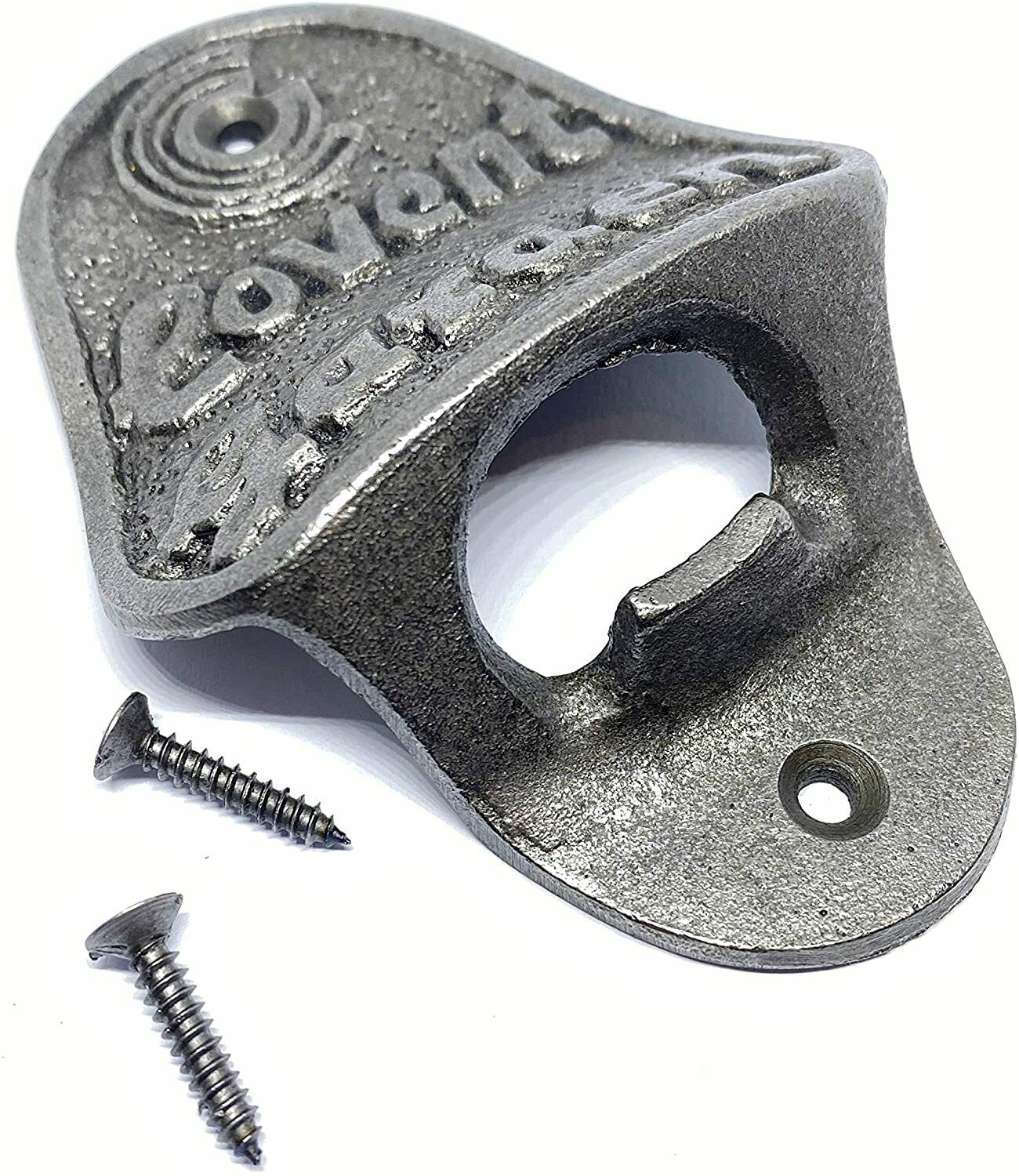 ANTIQUE COVENT GARDEN CAST IRON BAR WALL MOUNTED BOTTLE OPENER RETRO VINTAGE - Image 2