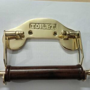 Simple Brass vintage design wall mounted toilet loo roll holder