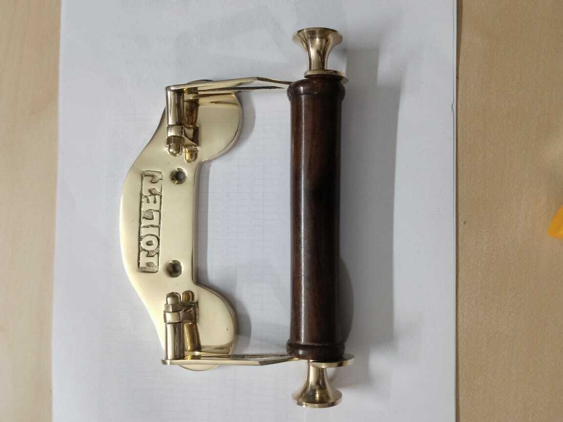 Simple Brass vintage design wall mounted toilet loo roll holder - Image 2