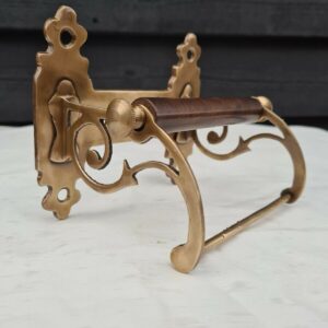 Victorian Style Toilet Roll Holder Copper Antique/Bronze Finish
