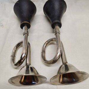 Pair of Baby Honky Horns Nickle