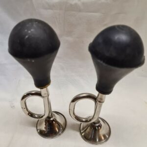 Pair of Baby Honky Horns Nickle