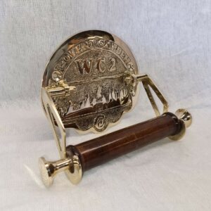 Victorian Style WC-2 Toilet Roll Holder Brass