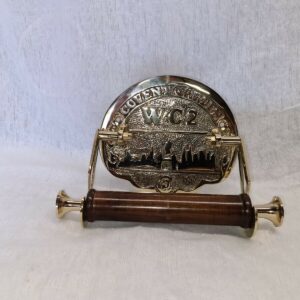 Victorian Style WC-2 Toilet Roll Holder Brass
