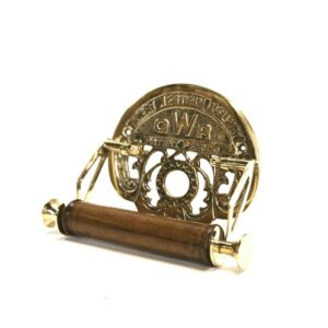 Victorian Style Toilet Roll Holder GREAT-WESTERN RAILWAY (GWR) Brass