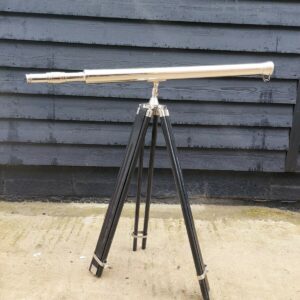 Large 1m Nickle Telescope on Wooden Stand