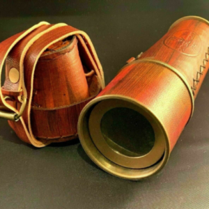 17″ Inch Antique Maritime Brass Leather Telescope Nautical Vintage Spyglass