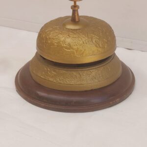 Brown desk Bell