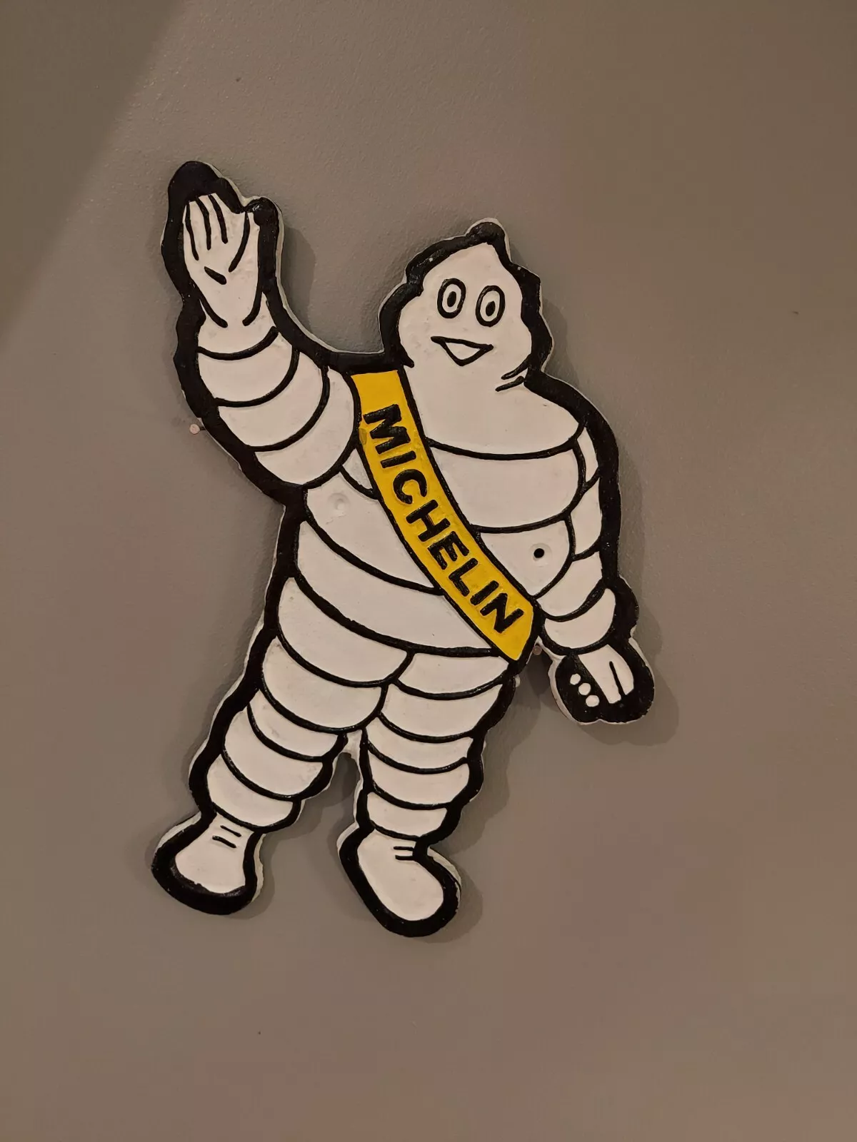 Michelin man wall art