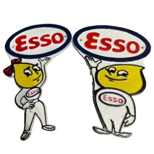 Esso Pair wall plaque Decorative