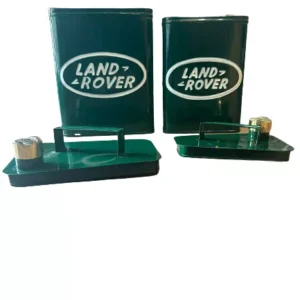 Land Rover Set of 2 Metal Storage Boxes, Cans, Garage Tools with Lids