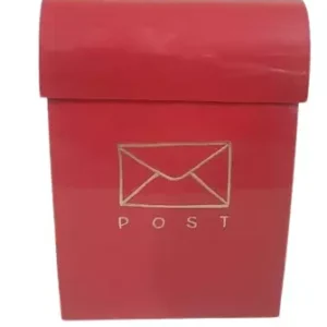 Post Box Wall Mounted Red Letter Mailbox Outdoor Letterbox