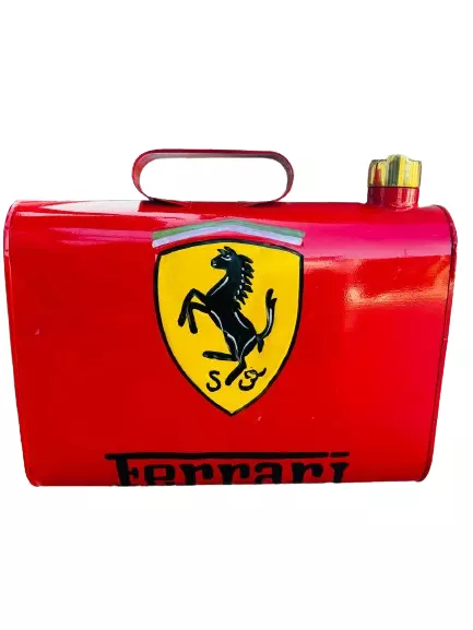 Decorative Ferrari Metal storage Boxes, Cans/ cannister, Garage tools, man