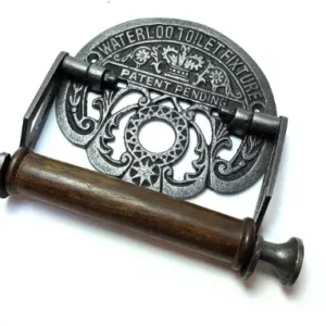Cast Iron Waterloo Vintage Design Victorian Wall Mounted Toilet Roll Holder