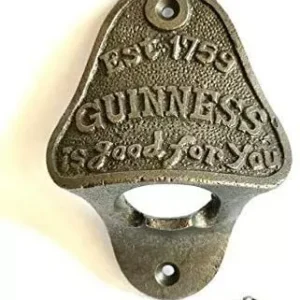 Guinness CAST Iron BAR Wall Mounted Bottle Opener