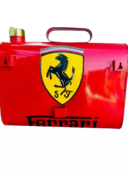 Decorative Ferrari Metal storage Boxes, Cans/ cannister, Garage tools, man - Image 2