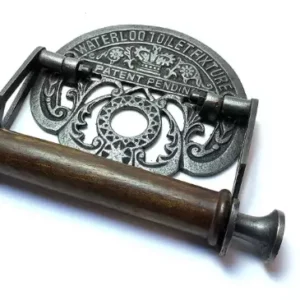 Cast Iron Waterloo Vintage Design Victorian Wall Mounted Toilet Roll Holder