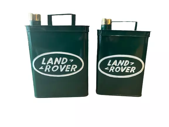 Land Rover Set of 2 Metal Storage Boxes, Cans, Garage Tools with Lids - Image 2