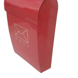 Post Box Wall Mounted Red Letter Mailbox Outdoor Letterbox